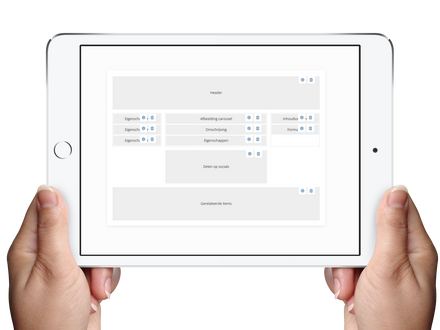 Job software with page layout creator
