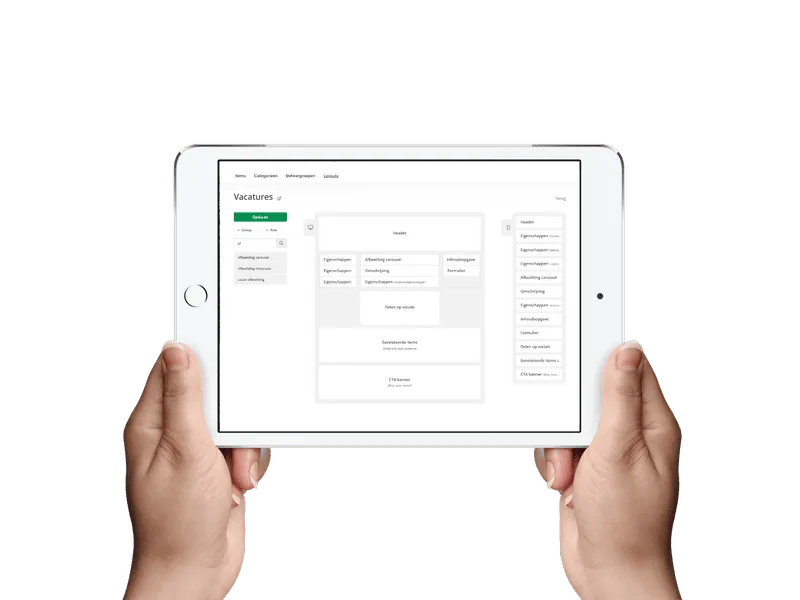 Logiciel de recrutement avec créateur de mise en page