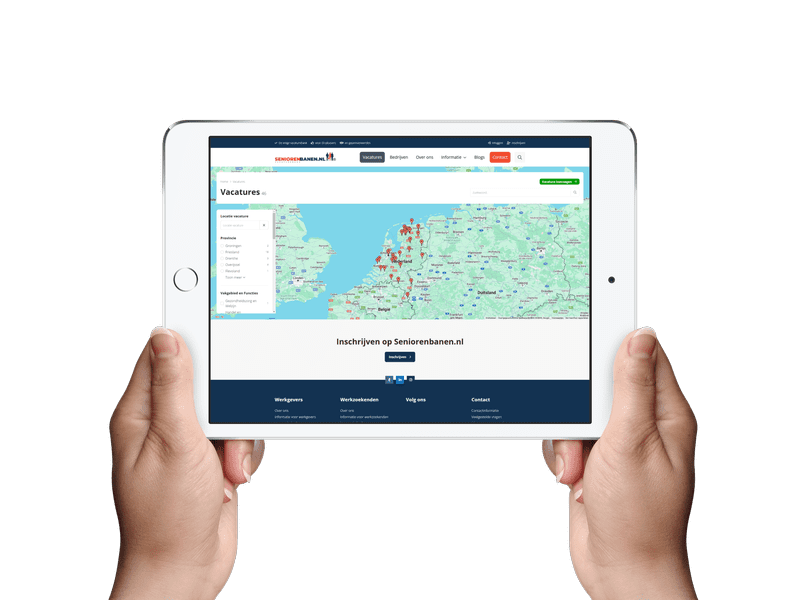 Configuration du tableau d'emplois avec vue carte