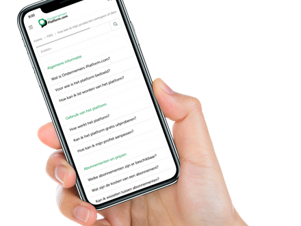 Launch job board software with FAQ