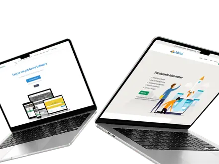 Screenshot van jobboard.io en JobSaaS websites