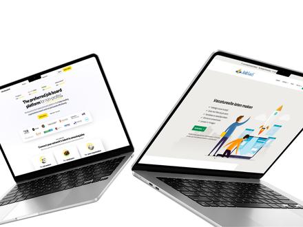 Screenshot van Niceboard en JobSaaS websites