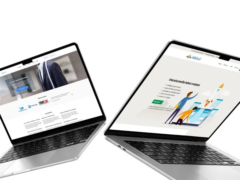 Hier werden zwei Jobboard‑Softwarelösungen verglichen: JobSaaS und JobBoardMount.