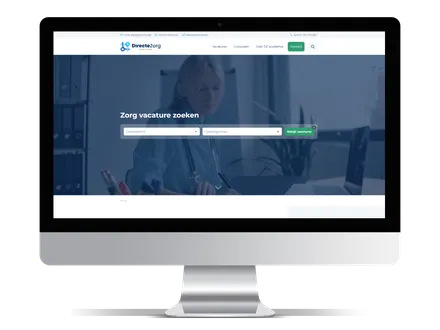 La página de inicio de la plataforma en escritorio, centrada en la claridad, la navegación directa y la orientación hacia la formación e información. Creado con JobSaaS.