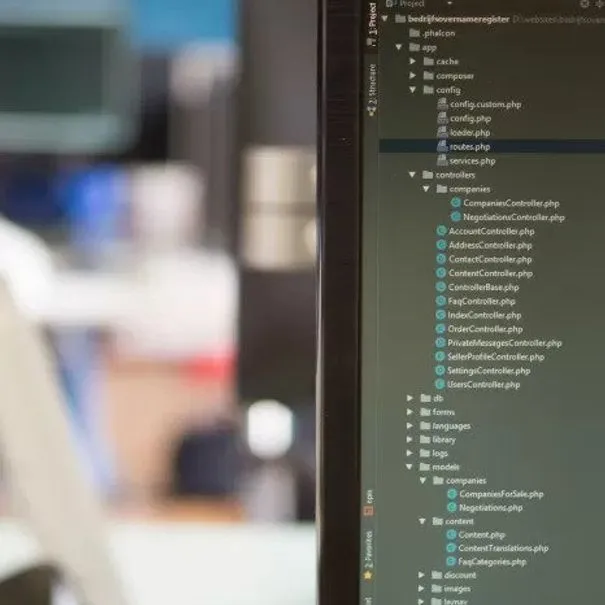 Foto con código para un sitio de empleo personalizado