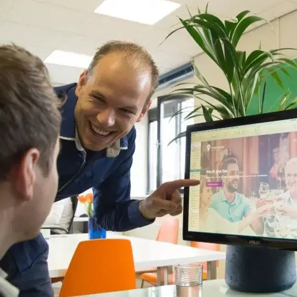 Foto waarop specialisten een jobboard bouwen