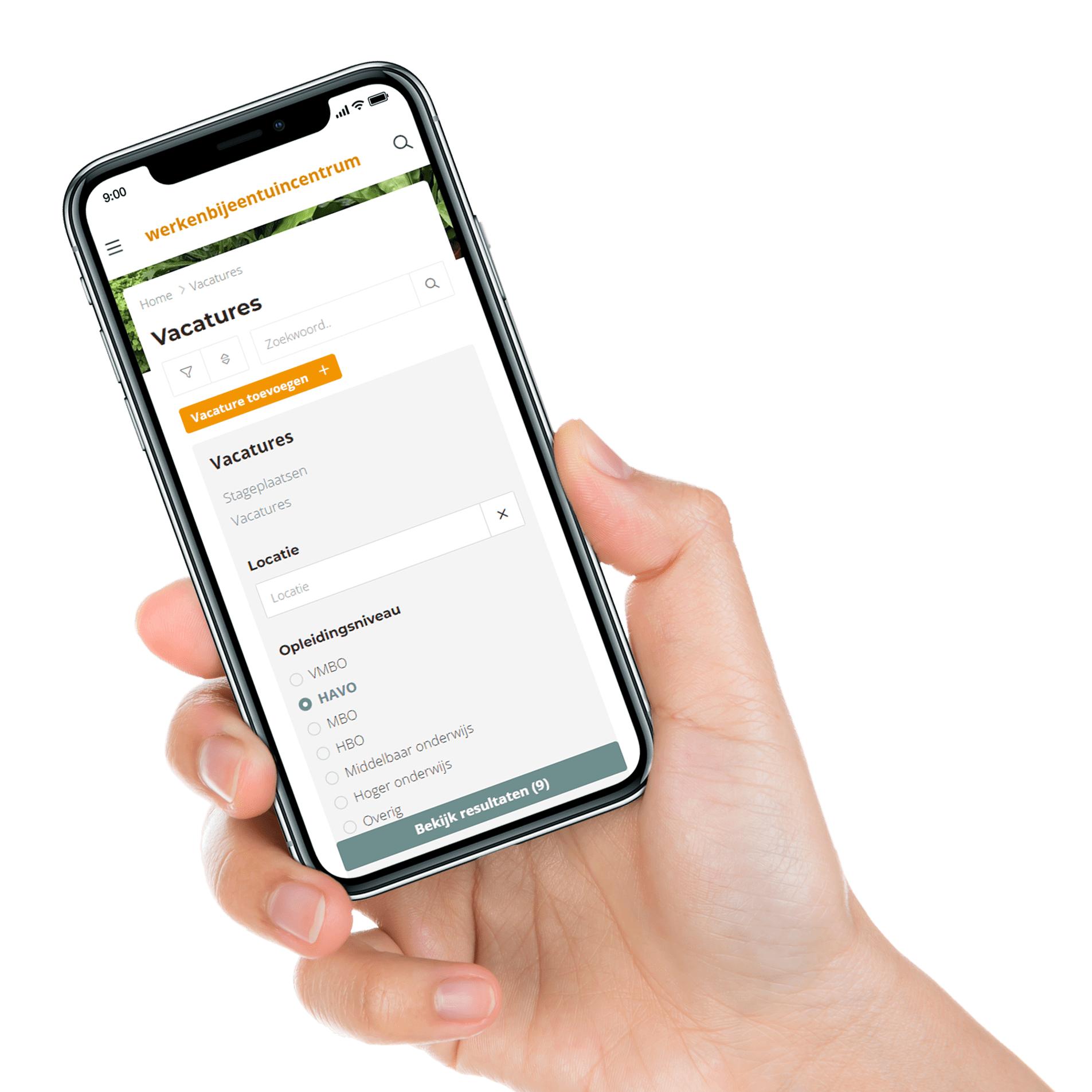 Jobseite bauen mit JobSaas