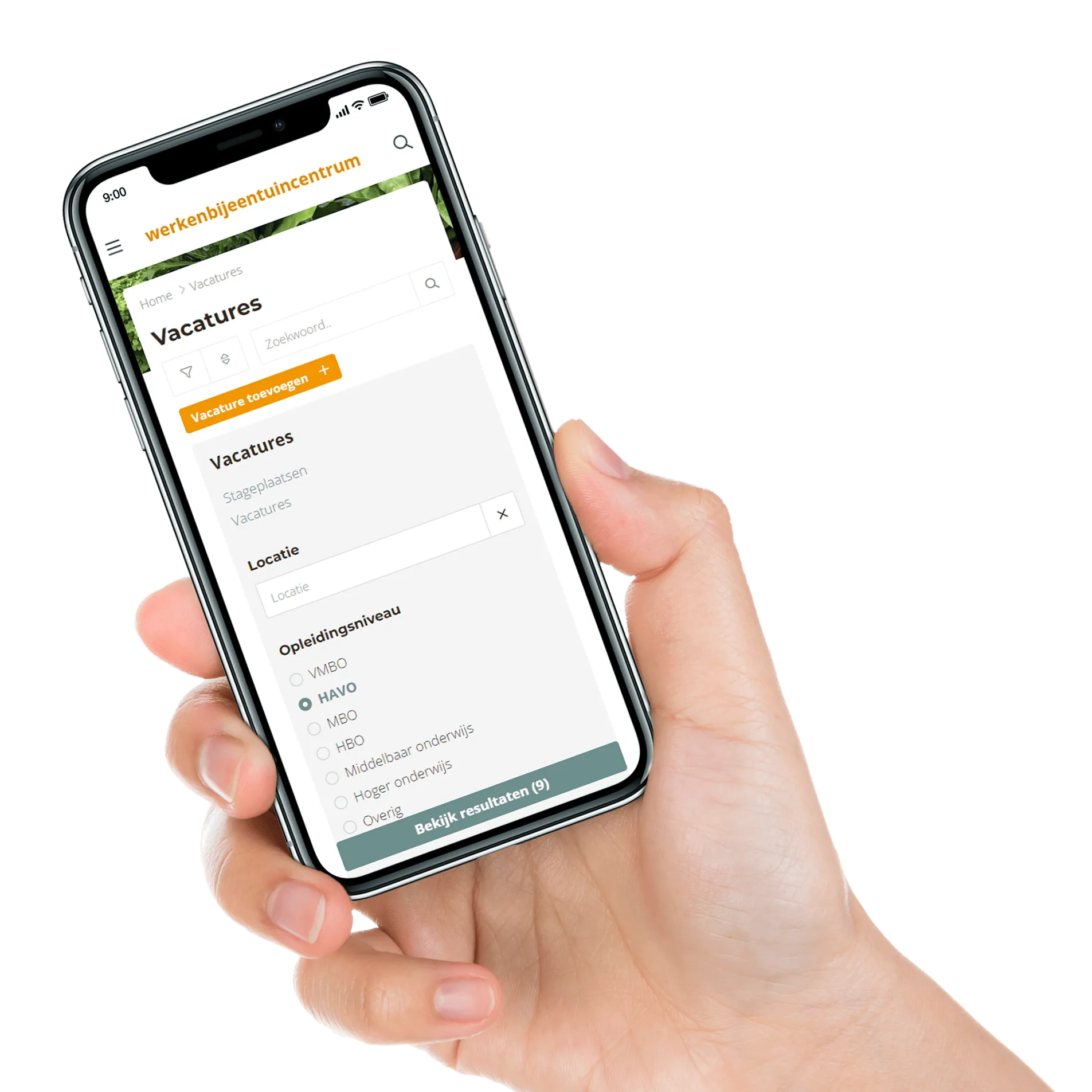Construcción de un sitio de empleo con JobSaas