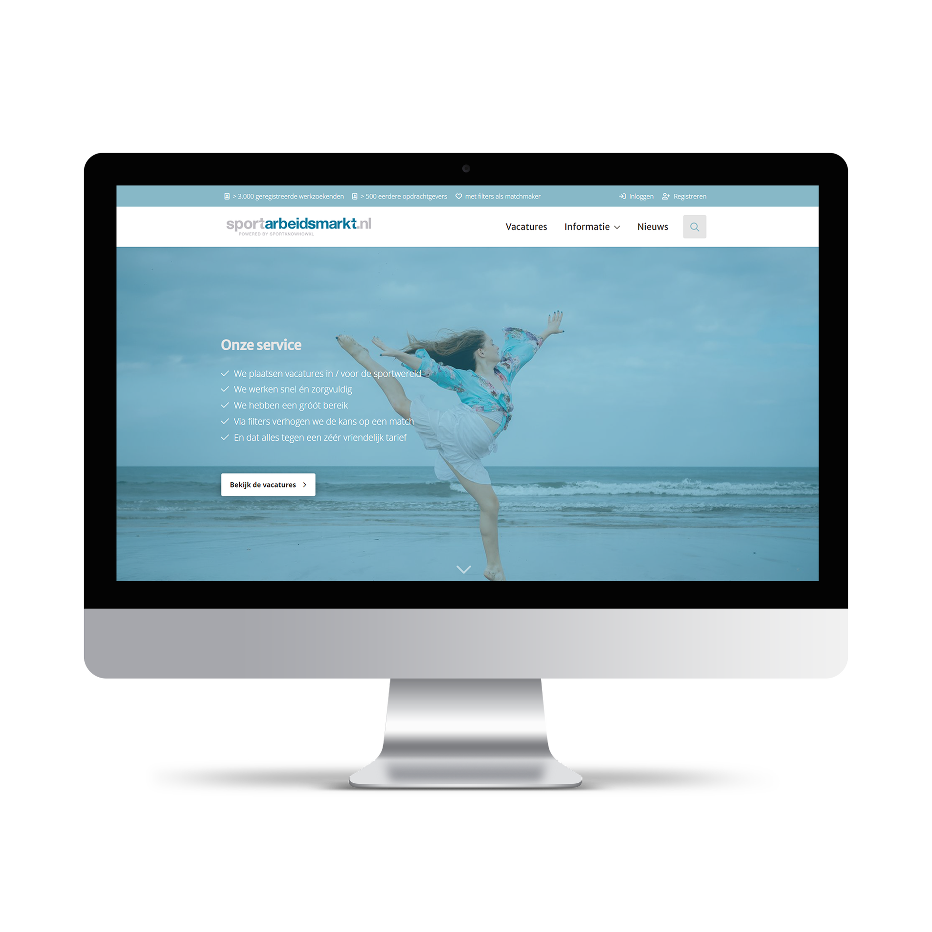 Create a sports job site