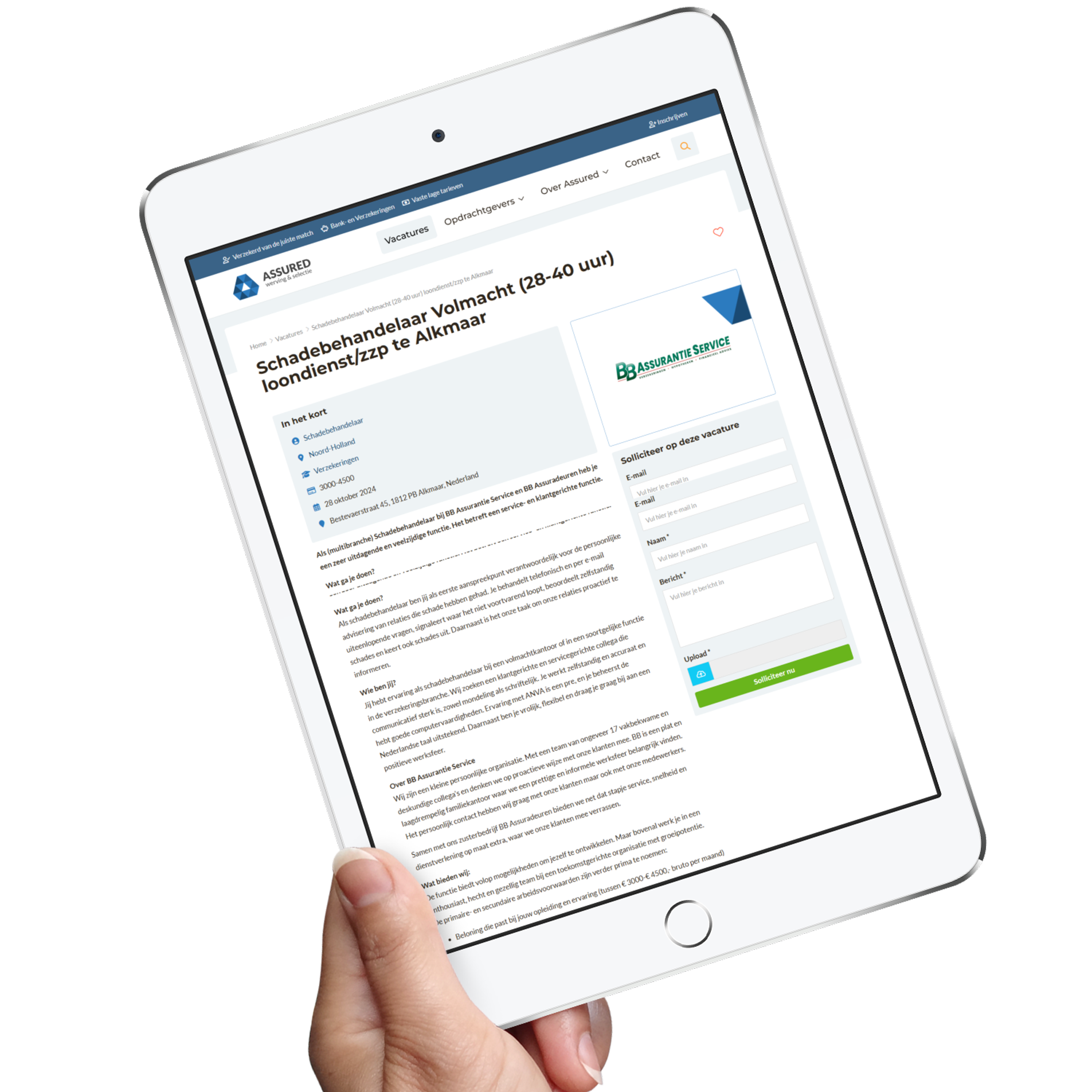 Jobsearch vacaturesite laten maken