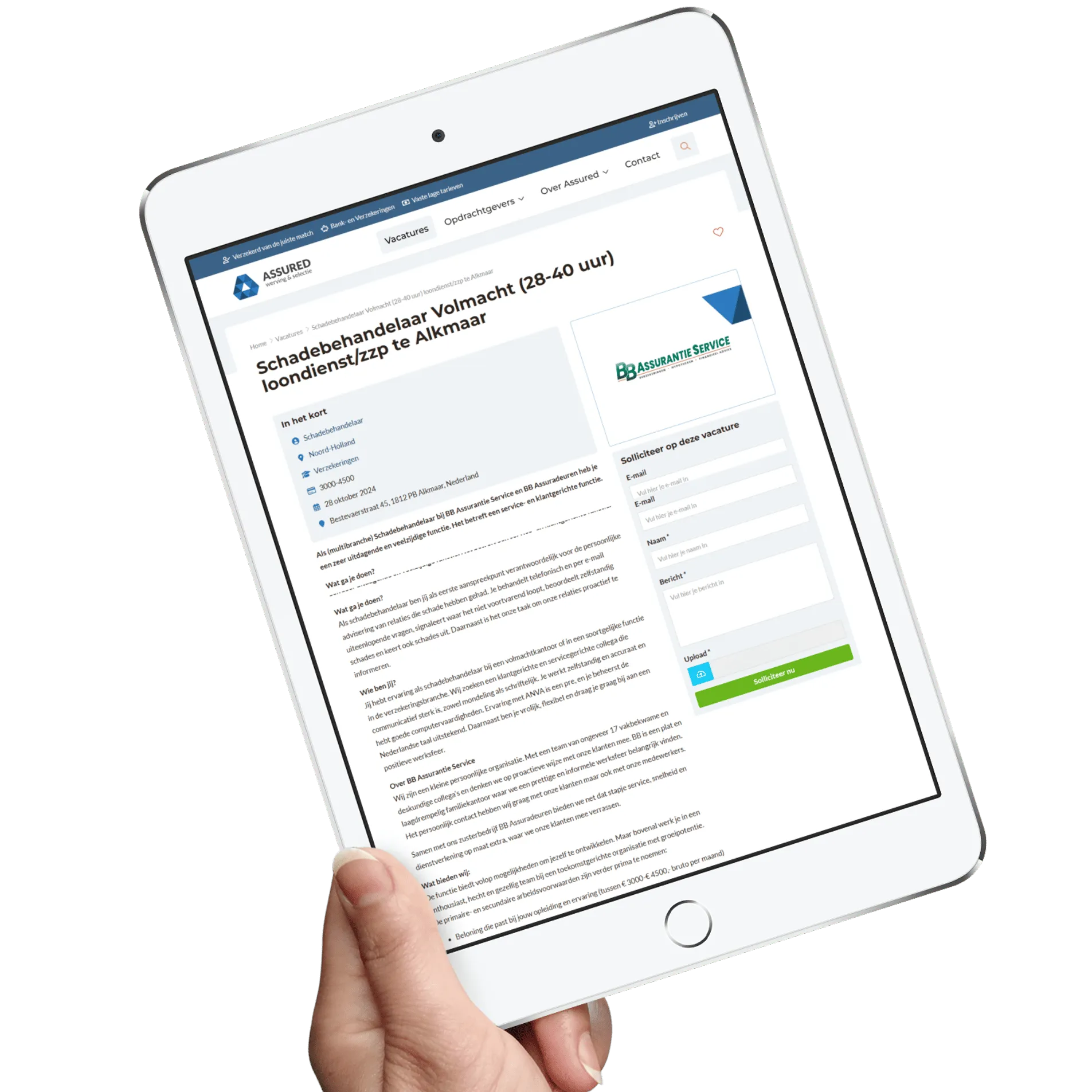 Crear un sitio de empleo Jobsearch