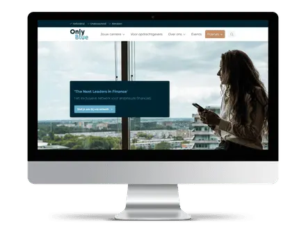 Capture d’écran d’un job board pour les personnes souhaitant devenir le prochain leader financier, créé avec le logiciel de job board JobSaaS