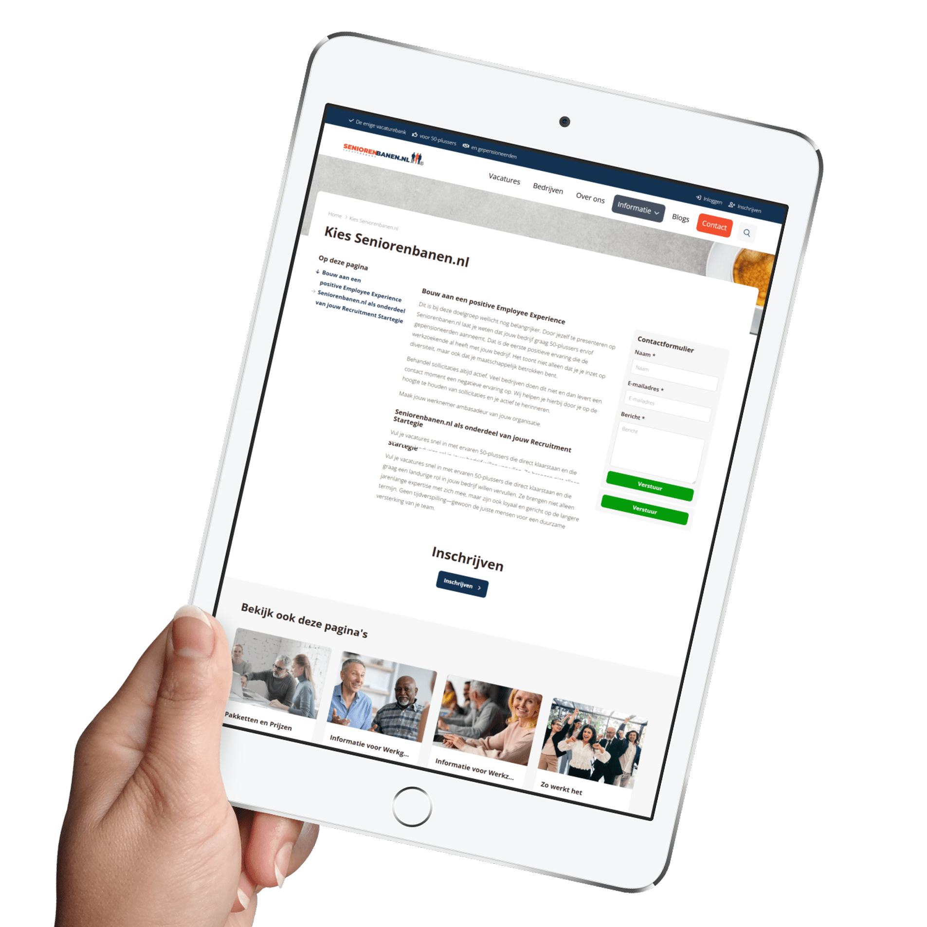 Configuration du site d'emploi exclusif Jobsearch