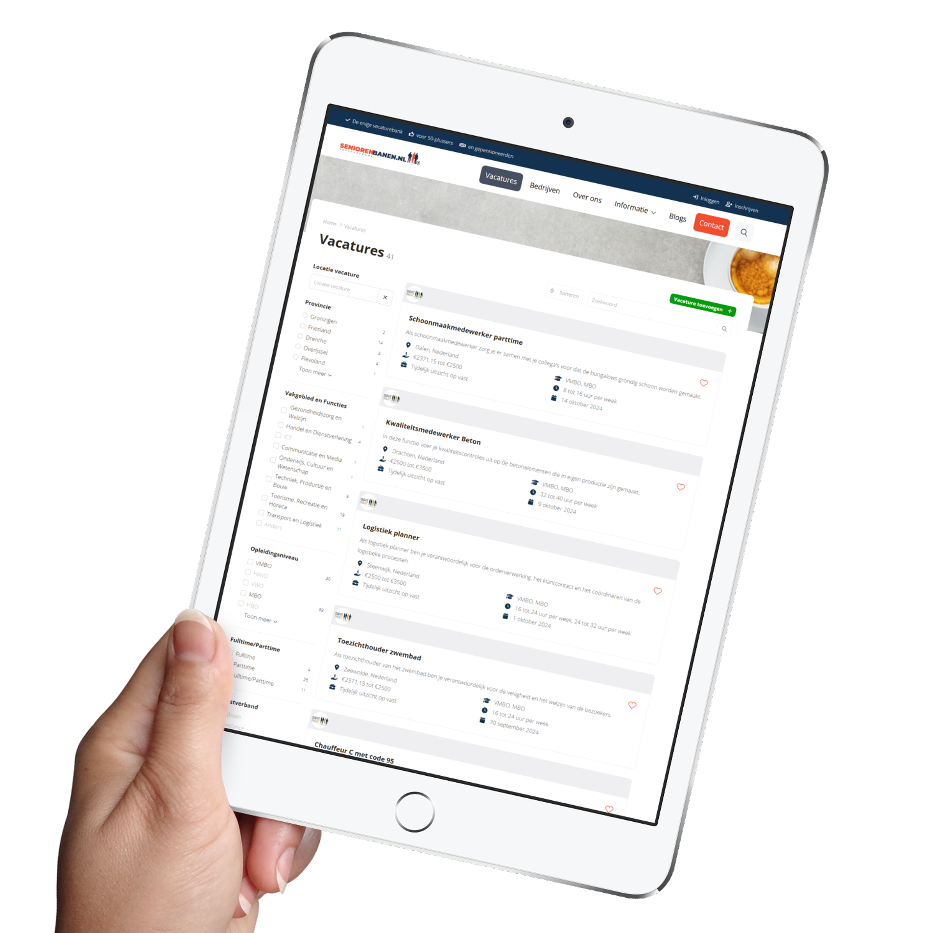 Jobboard laten bouwen