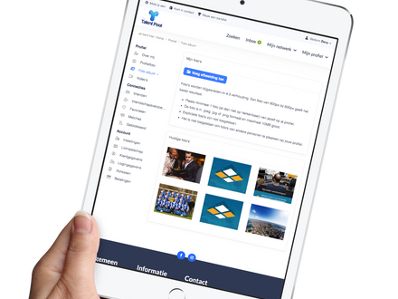 Set up job board software with photos & videos