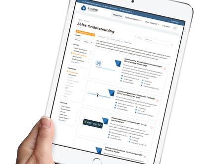 Job board software with job board