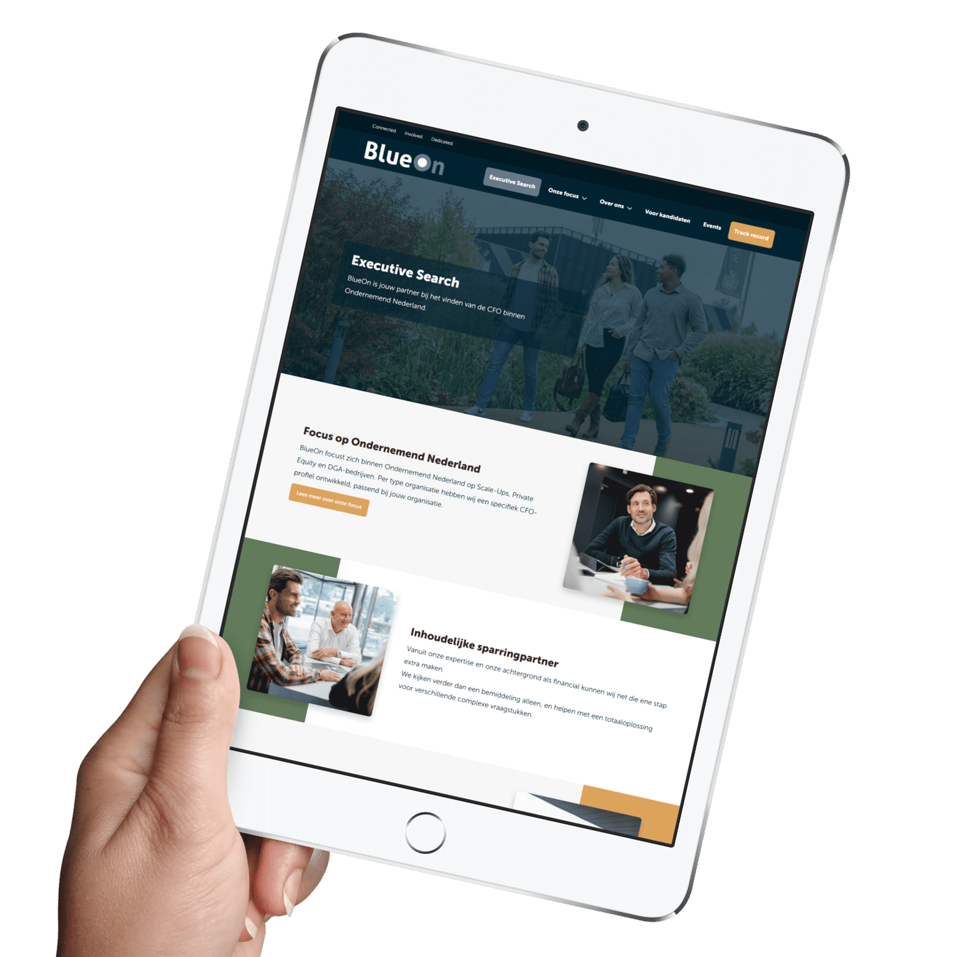 Set up website for staffing agency