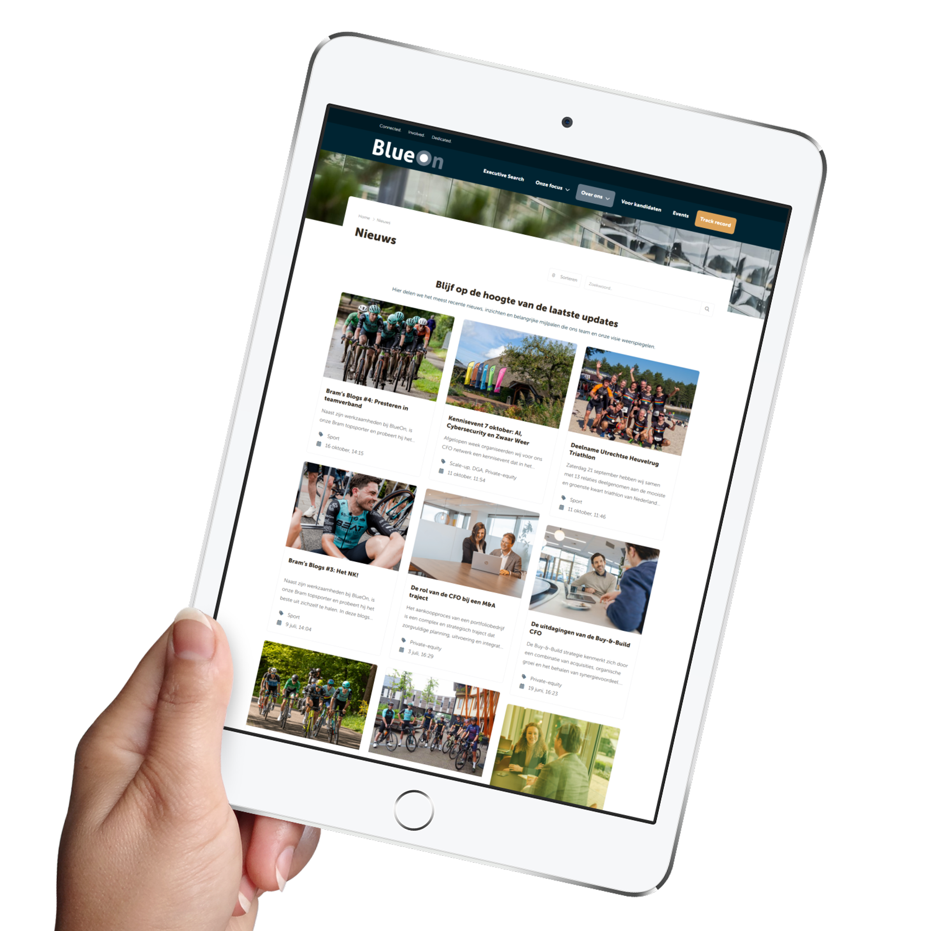 Website voor uitzendbureau